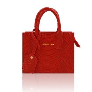 The python mini purse (Monaco Red)